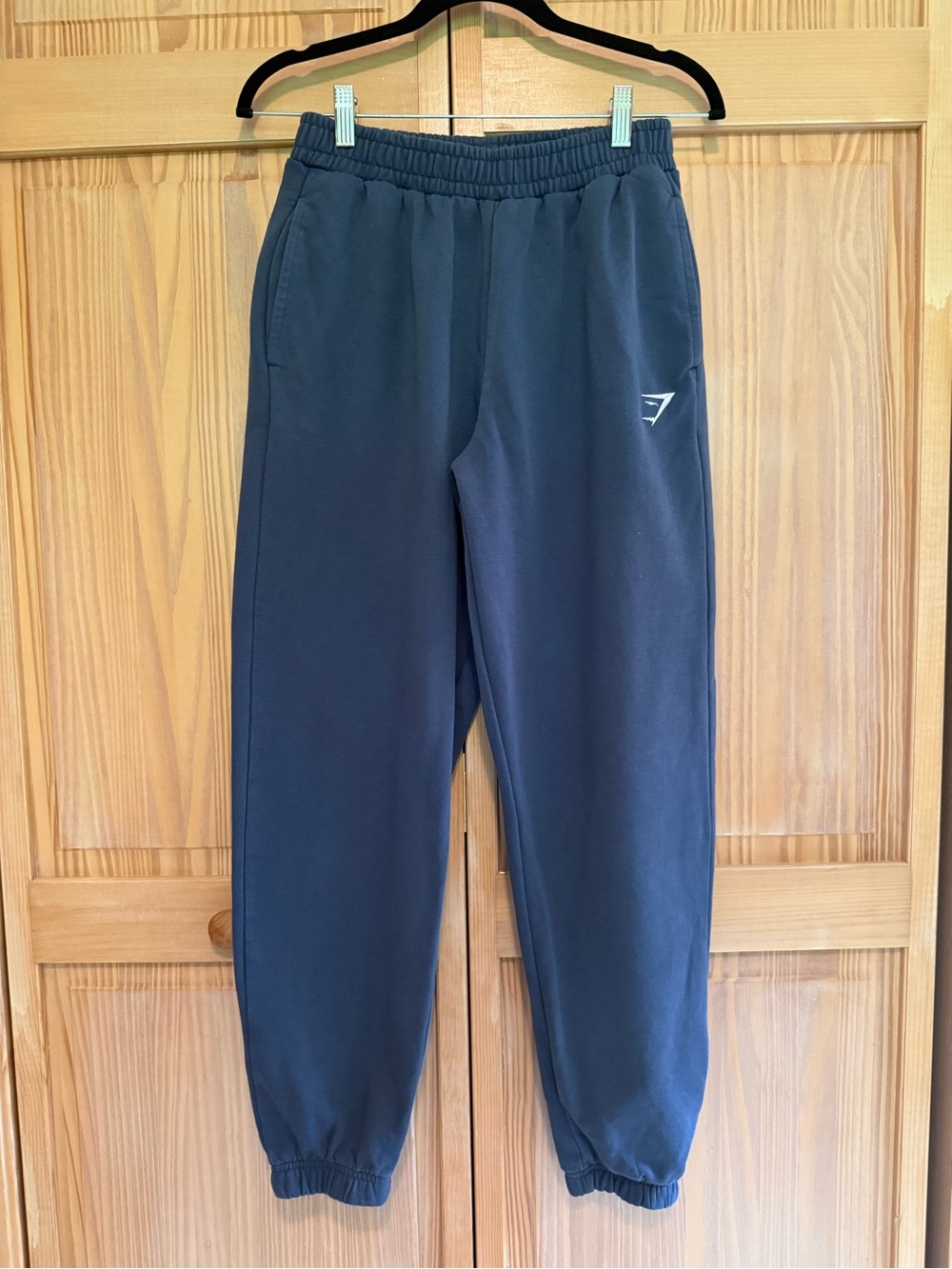 Gymshark Navy Blue Logo Joggers